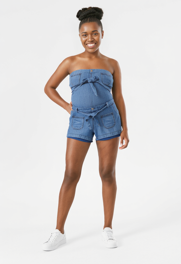 Denim Maternity Shorts – Chic, Relaxed & Bump-Friendly