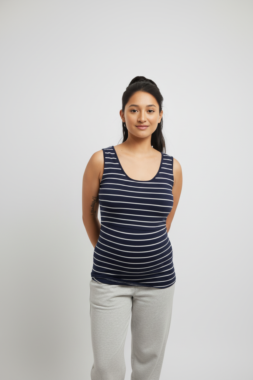 Nursing Tank by Momzelle – Seamless, Soft & Supportive