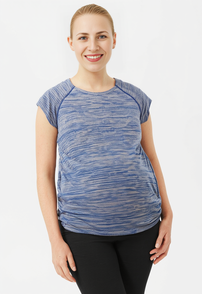 Thyme blue maternity top