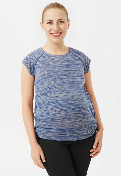 Thyme blue maternity top