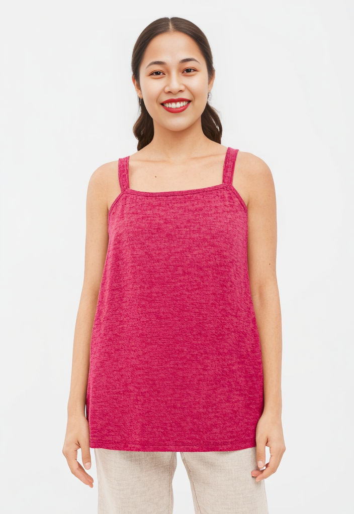 Thyme red nursing top sleeveless